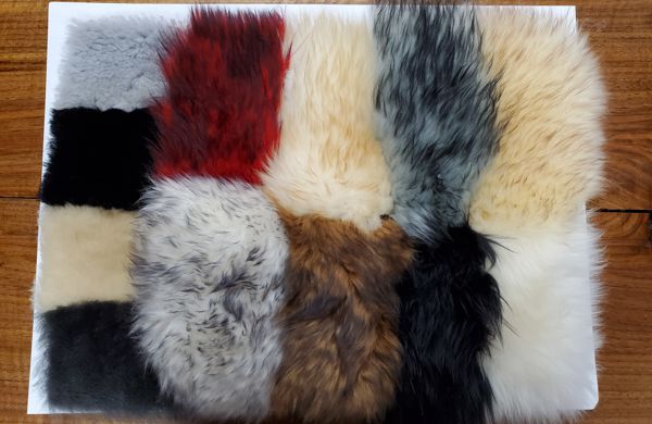 Motorcycle Shearling Sheepskin Pelts for Comfortable Riding